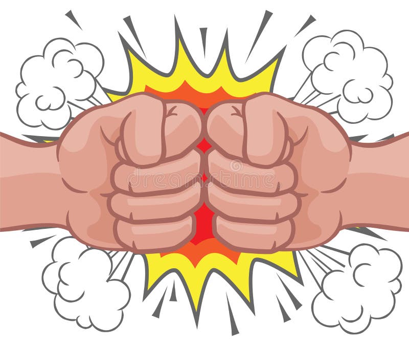 Fist bump emoticon stock vector. Illustration of hand - 68258771
