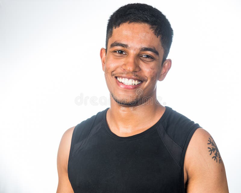 Fit young Indian man stock image. Image of healthy, lifestyle 81446679