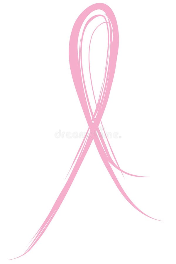 Fita cor-de-rosa ilustração royalty free Fita cor-de-rosa ilustração royalty free