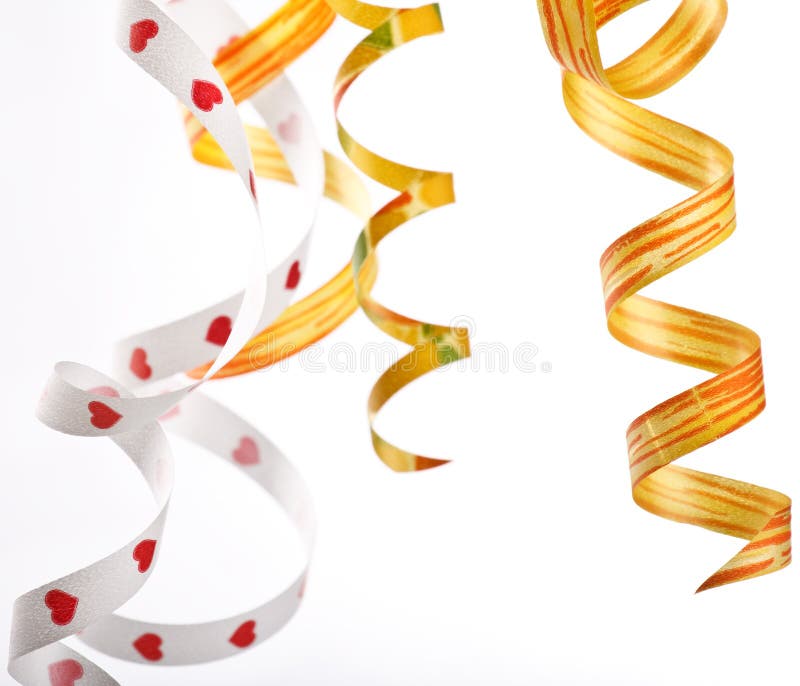 Fitas sobre o branco foto de stock royalty free