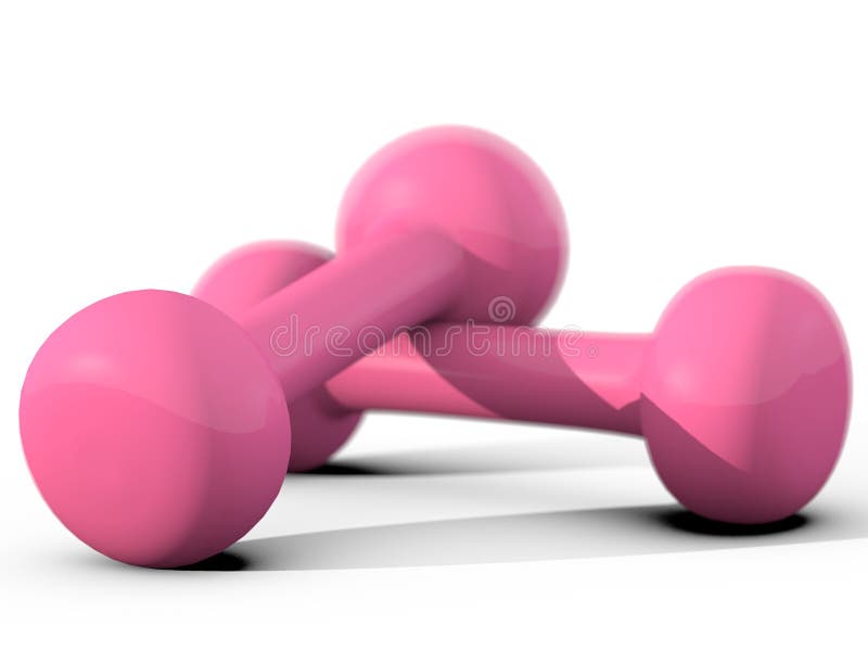 Pink Dumbbells Stock Illustrations – 665 Pink Dumbbells Stock  Illustrations, Vectors & Clipart - Dreamstime