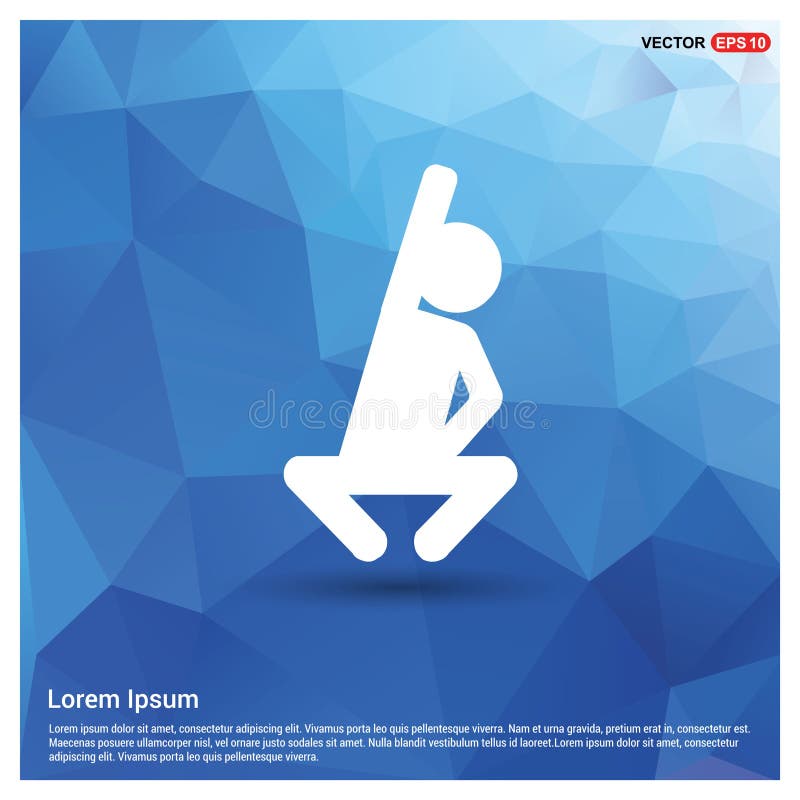 Fitness Exercise Icon royalty free illustration Fitness Exercise Icon royalty free illustration