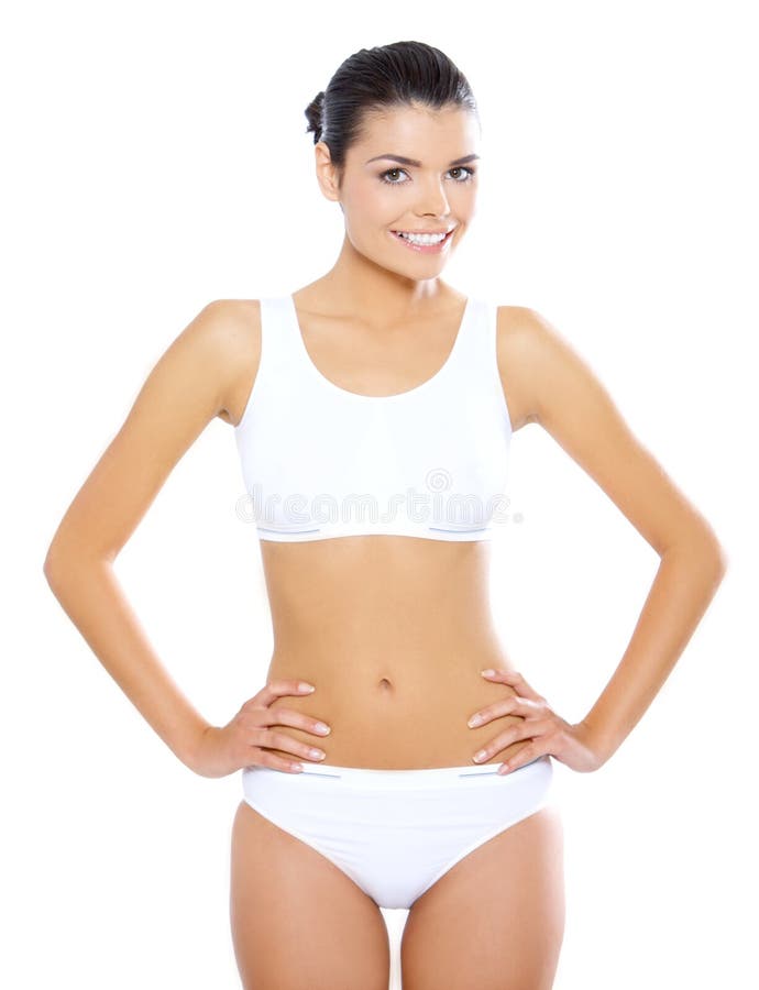 Young, Sporty, Fit and Healthy Girl Over Winter Background. Sporty Female  Body in White Slimming Underwear. Christmas Stock Image - Image of figure,  christmas: 128094339