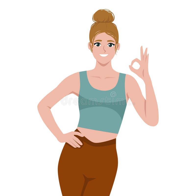 Cartoons Exercising Clipart PNG Images, Cartoon Beauty Exercise