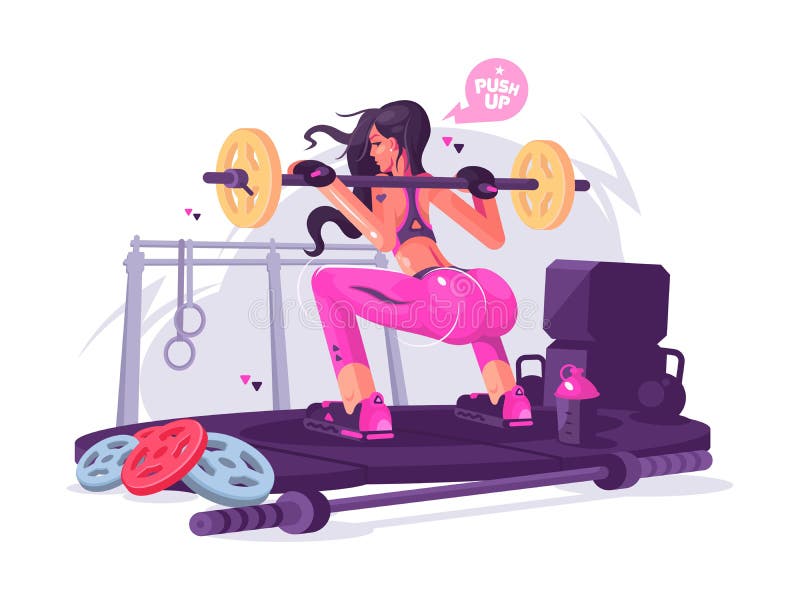 Exercise In Gym Icons Set. Cartoon Illustration Of 9 Exercise In Gym Vector  Icons For Web Royalty Free SVG, Cliparts, Vectors, and Stock Illustration.  Image 65430782.