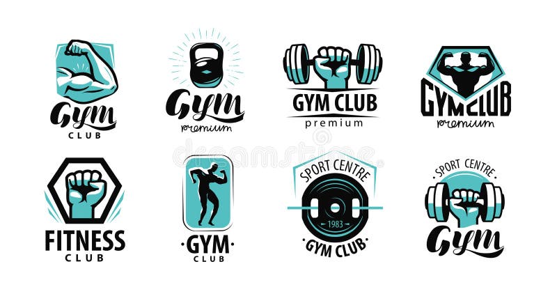 Exercise In Gym Icons Set. Cartoon Illustration Of 9 Exercise In Gym Vector  Icons For Web Royalty Free SVG, Cliparts, Vectors, and Stock Illustration.  Image 65430782.