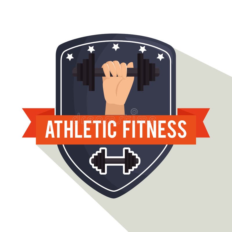 Fitness Lifestyle Elements Icons Stock Illustration - Illustration of ...