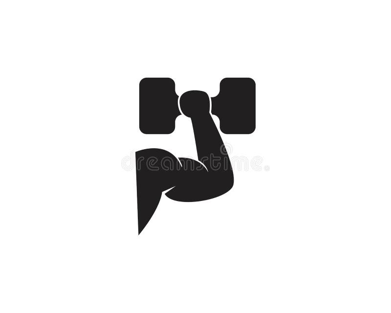 Fitness Logo Design Vector Illustrationicon Stock Vector - Illustration ...