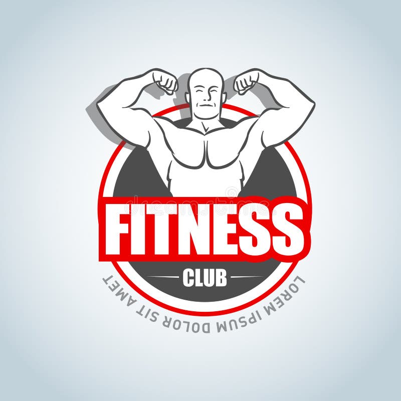 Fitness Logo Template. Gym Club Logotype Stock Illustration ...