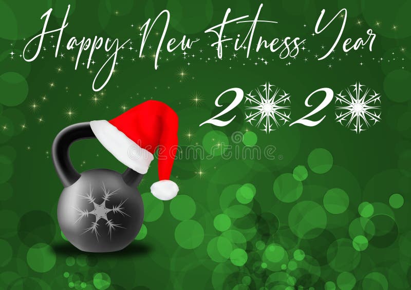 Fitness Merry Christmas and Happy New Year Motivation Quote for