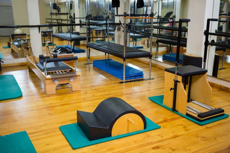 Fitness Studio with Different Gym Equipment Stock Photo Image of