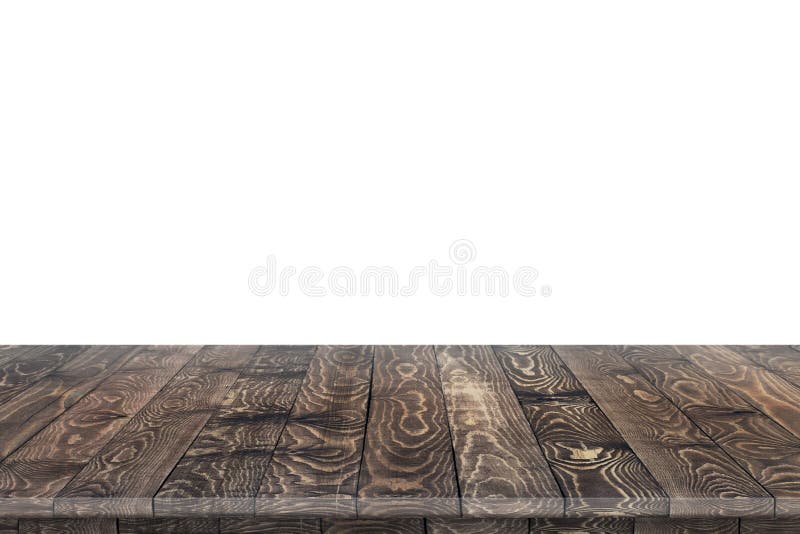 Fitted wooden worktop surface stock photo