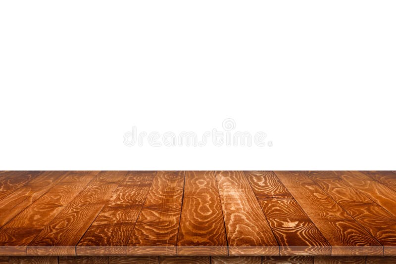 Fitted wooden worktop surface stock image