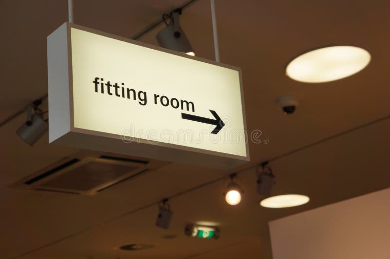 Fitting room sign stock photo. Image of room, text, fitting 22496780