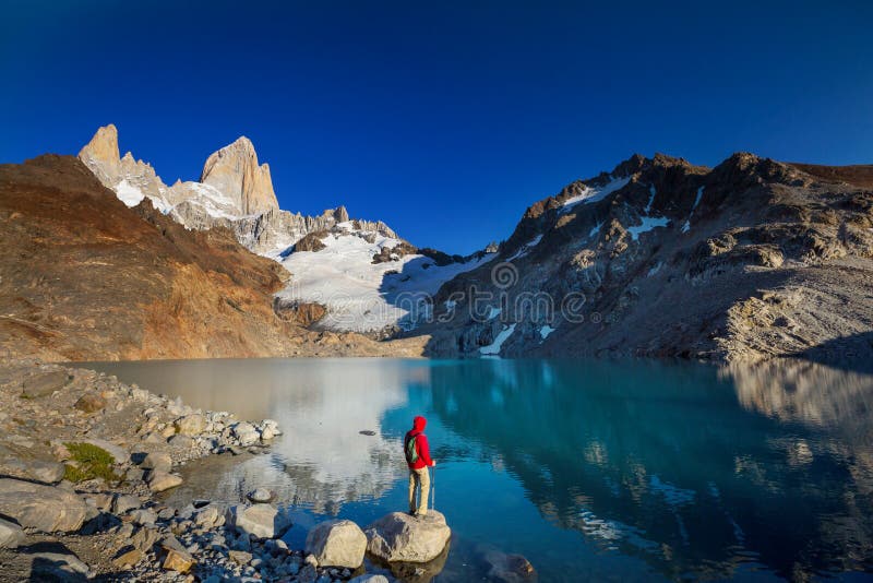 Fitz Roy stock image. Image of chile, mountain, cruz - 149440731