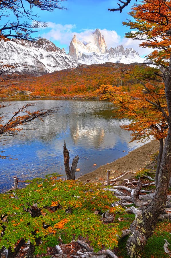 Fitz Roy mountain in El Chalten, Argentina Patagonia