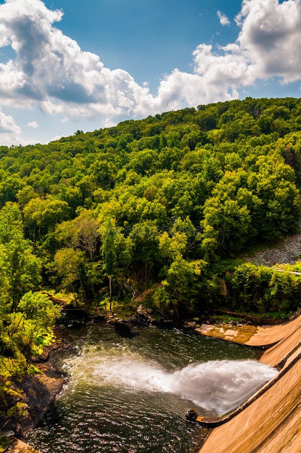 Prettyboy Dam and Gunpowder River, in Baltimore County, Maryland. Prettyboy Dam and Gunpowder River, in Baltimore County, Maryland