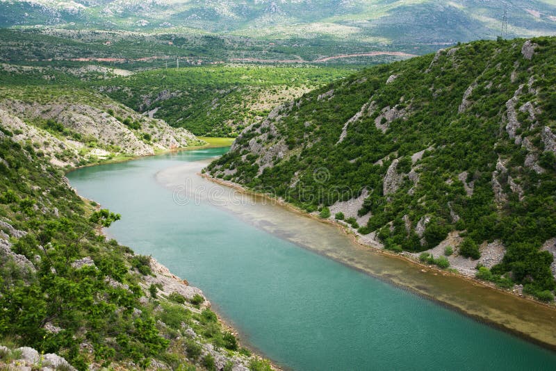 Fiume di Zrmanja fotografia stock libera da diritti Fiume di Zrmanja fotografia stock libera da diritti