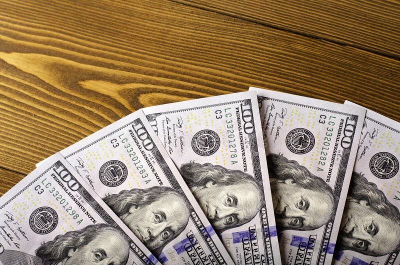 Five Bills Face Value 100 Stock Photos Free & RoyaltyFree Stock