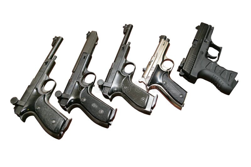 Five guns