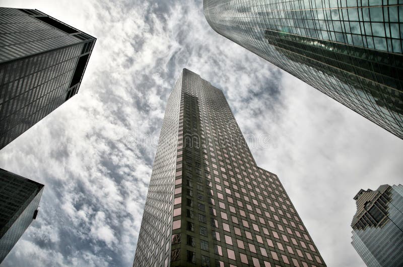Five Houston Skyscrapers