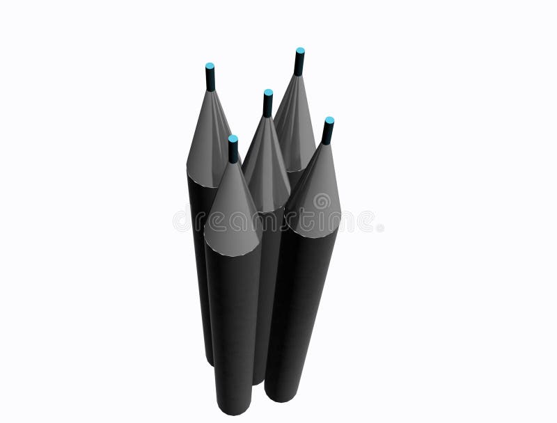 Five Pencils Stock Illustrations 182 Five Pencils Stock Illustrations