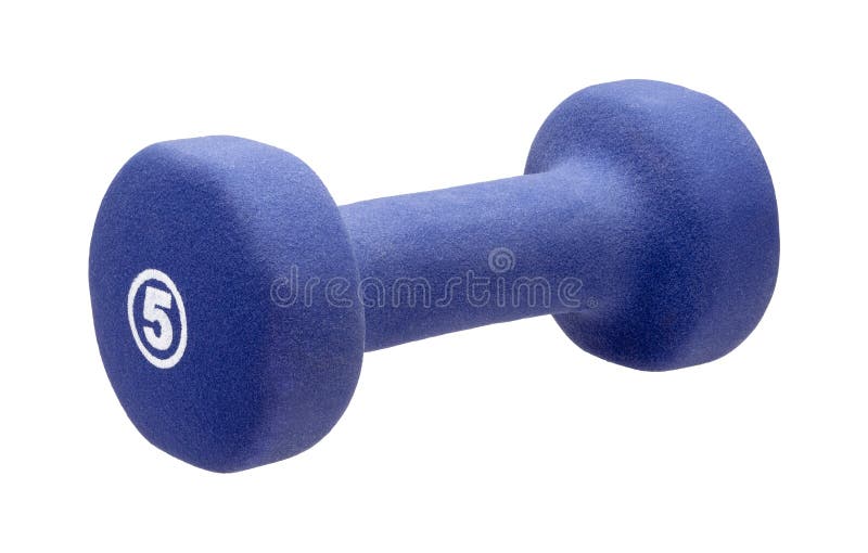 Blue Five Pound Weights stock photo. Image of muscle, builder 1449818