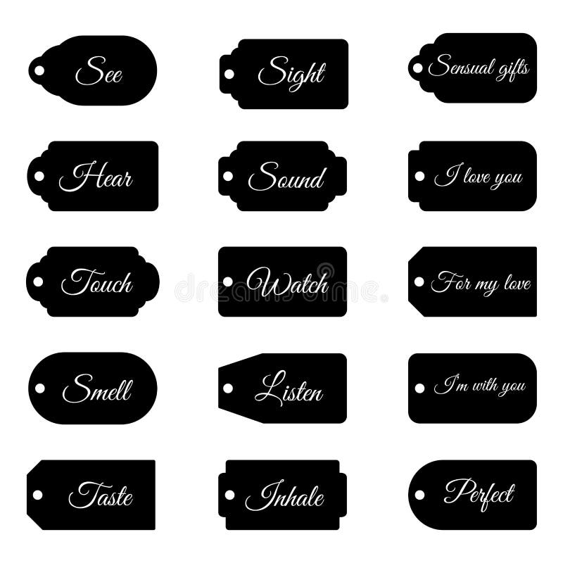 5 Senses Gift Tags