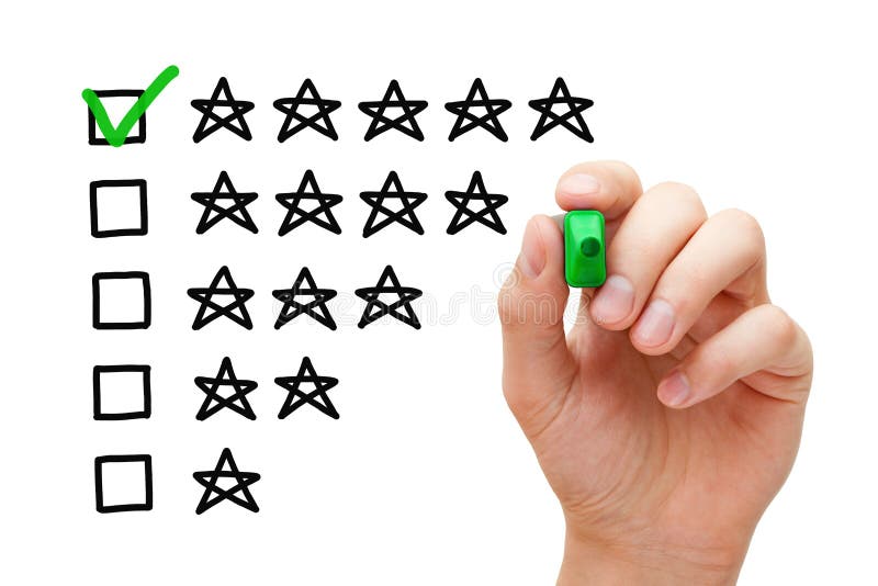 Five Star Rating royalty free stock photo Five Star Rating royalty free stock photo