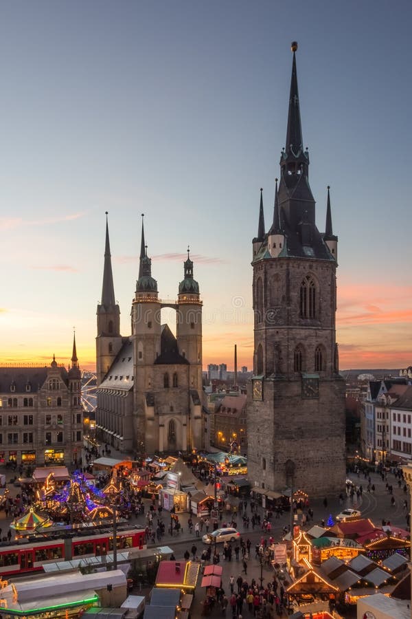 The Five Towers of Halle (Saale)