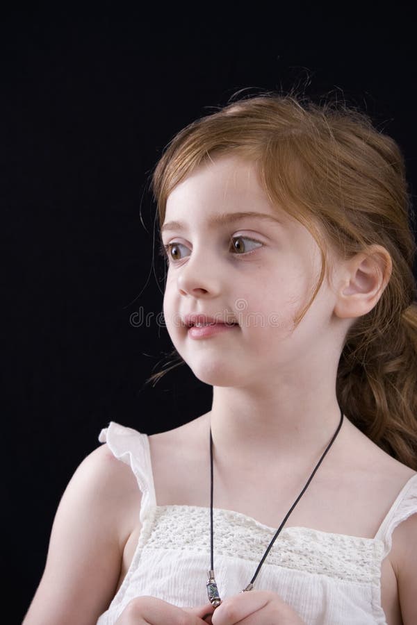 Five year-old stock photo