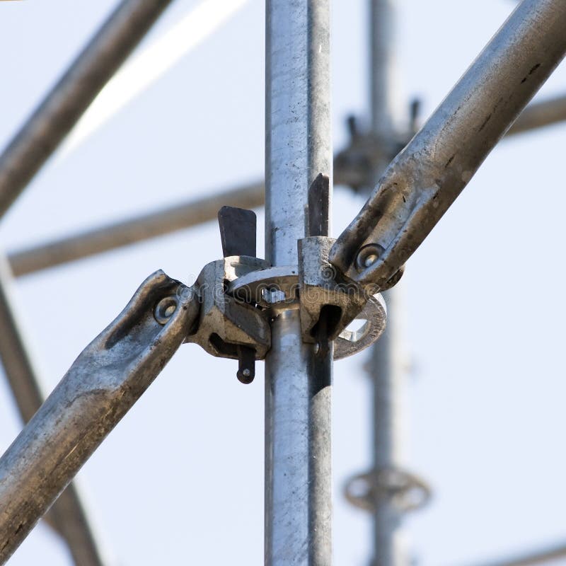 Fixing knot metalware royalty free stock images