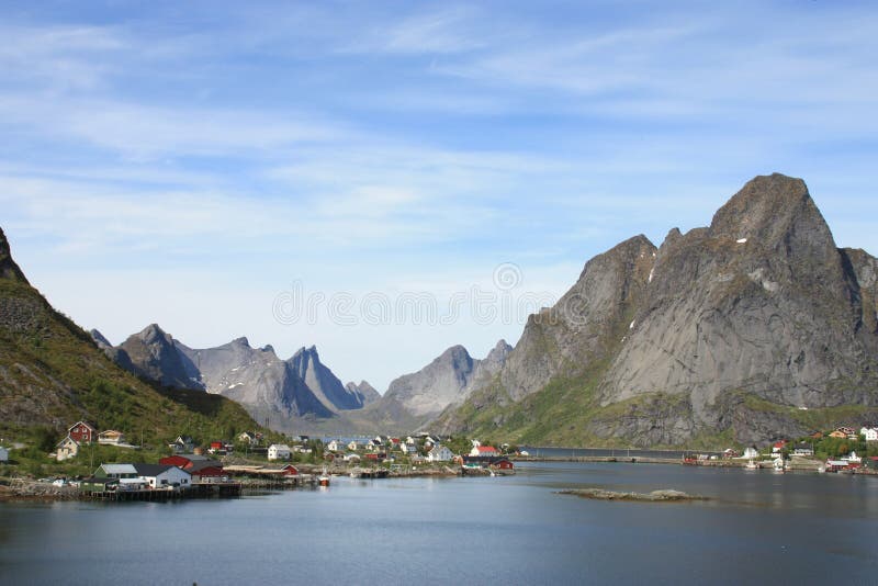 The fjord of Reine in Lofoten