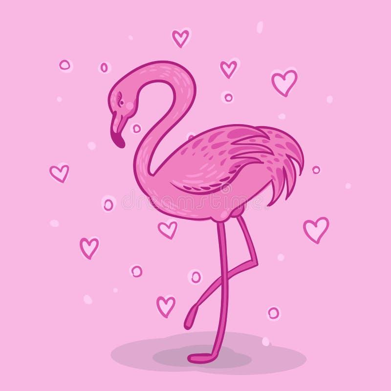 Рисунки фламинго легкие рисунки для срисовки