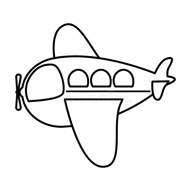 Flache Ikone Schattenbilddes seitenflugzeug-Spielzeugs vektor abbildung Flache Ikone Schattenbilddes seitenflugzeug-Spielzeugs vektor abbildung