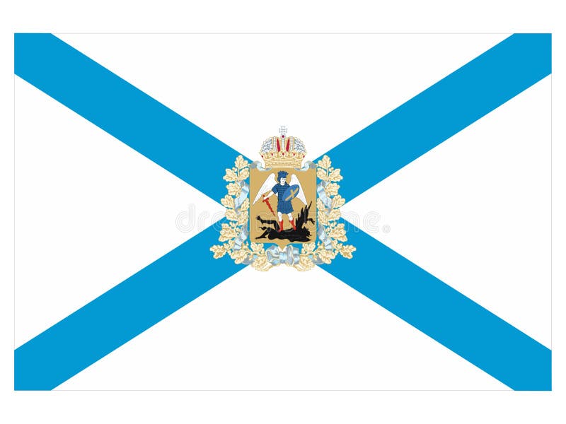 Bandiera da russo federale soggetto da 