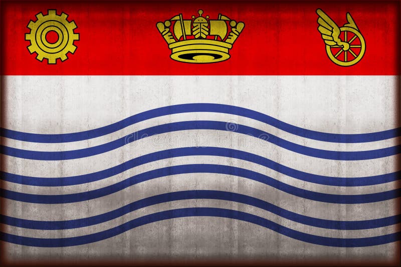 Flag of Barrie stock illustration. Illustration of world 128654812