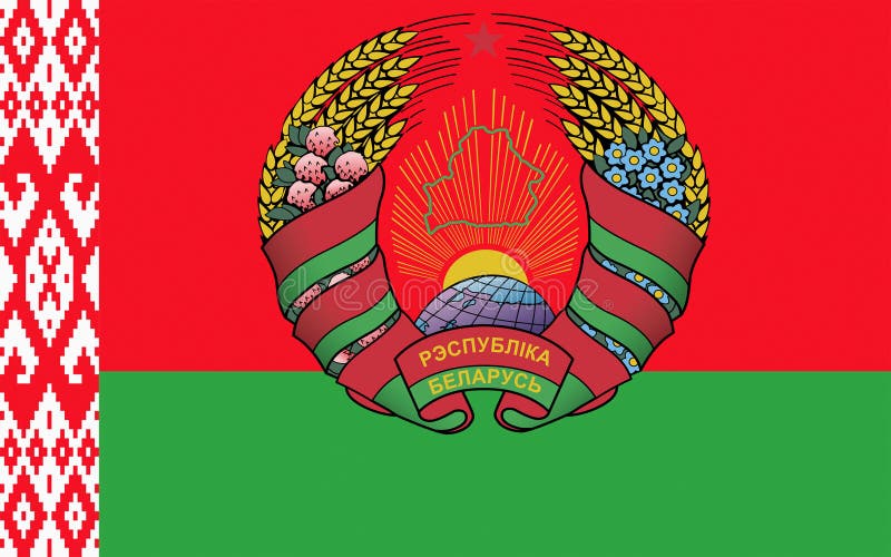 Flag of Belarus, Symbols, Colors, History