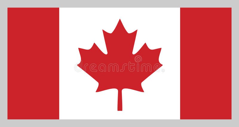 Flag of Canada royalty free illustration Flag of Canada royalty free illustration