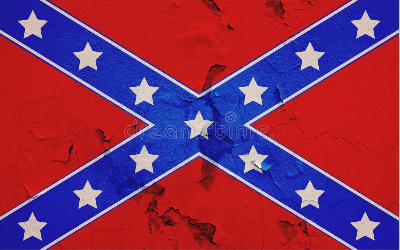 Flag of confederation stock illustration. Illustration of blue - 116023185
