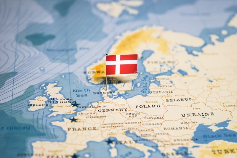 Denmark On World Political Map Mirahs Images