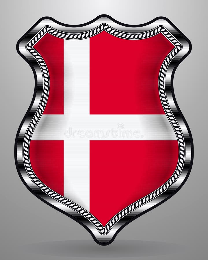 Download Denmark badge. stock vector. Illustration of danish ...