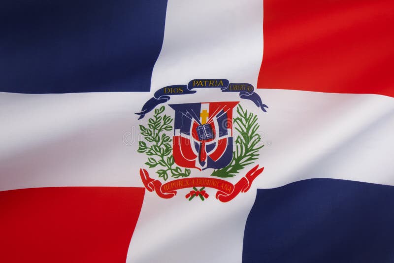 Flag of the Dominican Republic Stock Image Image of flags, nation