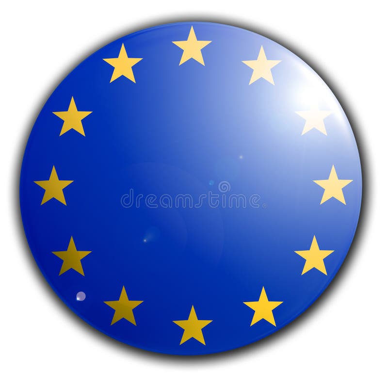 Flag of europe stock illustration