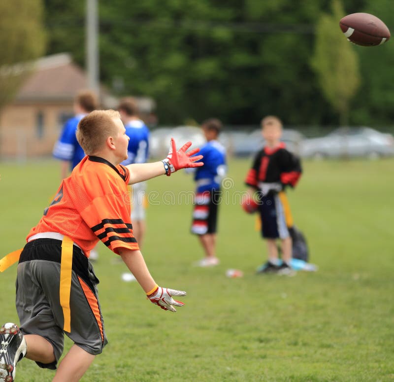 Flag Football editorial stock photo. Image of exercise 24651613