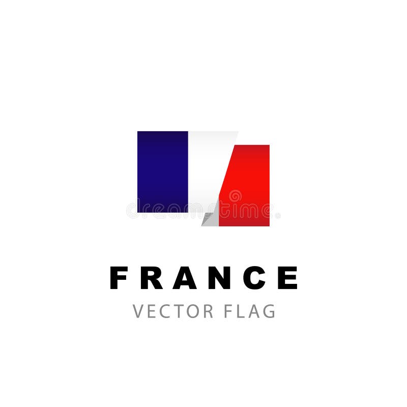 Flag of France. Vector Illustration Isolated on White Background Stock ...