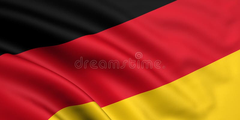 Flag Of Germany vector illustration