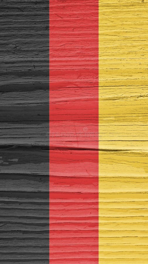 The Flag of Germany on Dry Cracked Wooden Surface. it Seems To Flutter in  the Wind Stock Photo - Image of pattern, painted: 228873920