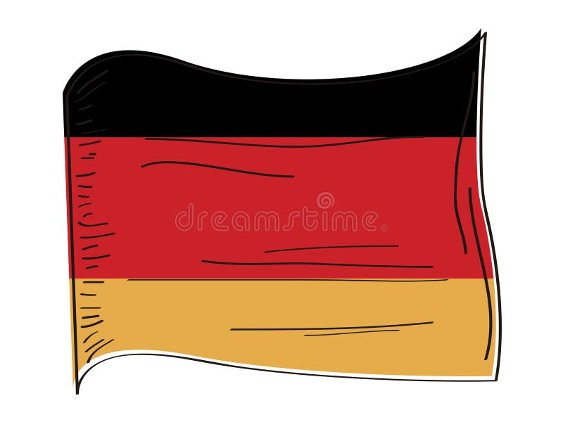 Flag of Germany stock vector. Illustration of emblem 163912735