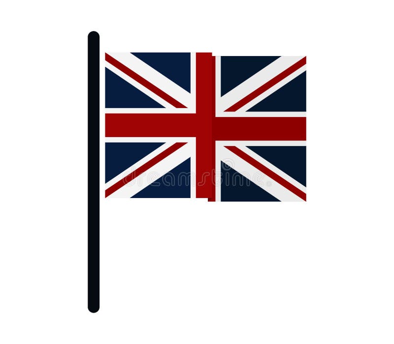 Great Britain British Flag Pole Stock Illustrations 412 Great Britain